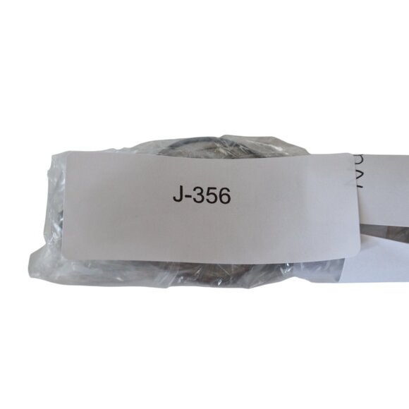 Glass Pendant Necklace With Abstract Design On Black Cord - Picture 5 of 5